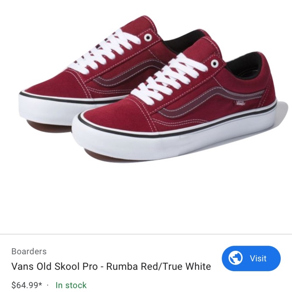 Vans Old School Pro Rumba Red/True White